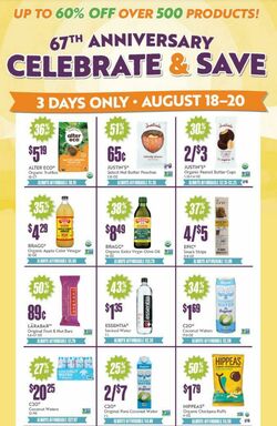 Weekly ad Natural Grocers 08/18/2022 - 08/20/2022