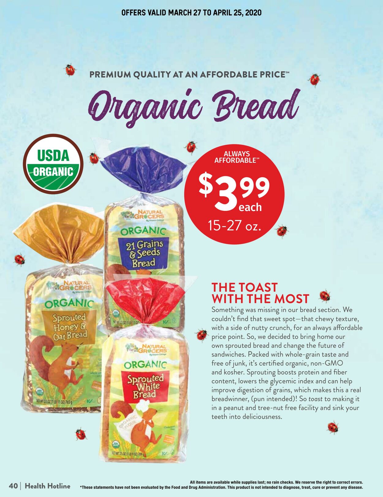 Weekly ad Natural Grocers 03/25/2022 - 04/25/2022