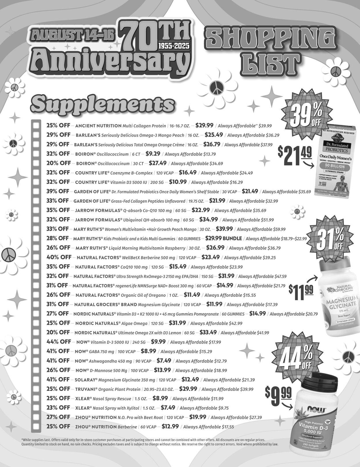 Weekly ad Natural Grocers 07/24/2025 - 08/04/2025