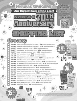 Weekly ad Natural Grocers 07/24/2025 - 08/07/2025