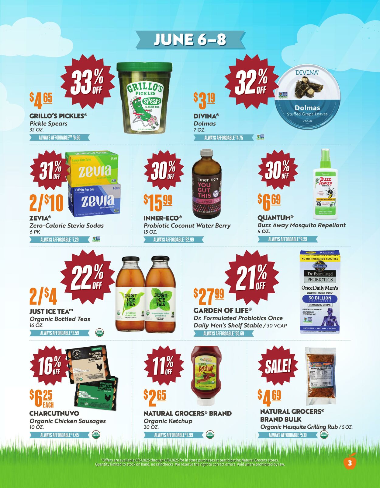 Weekly ad Natural Grocers 05/12/2025 - 06/16/2025