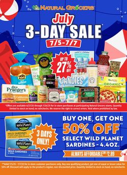 Weekly ad Natural Grocers 06/26/2025 - 07/17/2025
