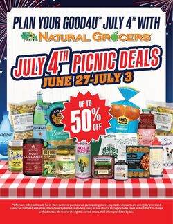 Weekly ad Natural Grocers 06/13/2025 - 07/04/2025