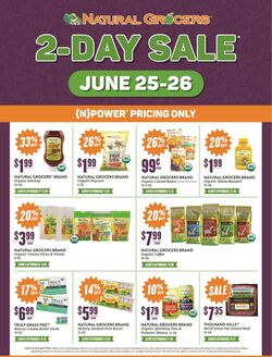 Weekly ad Natural Grocers 06/16/2025 - 07/03/2025