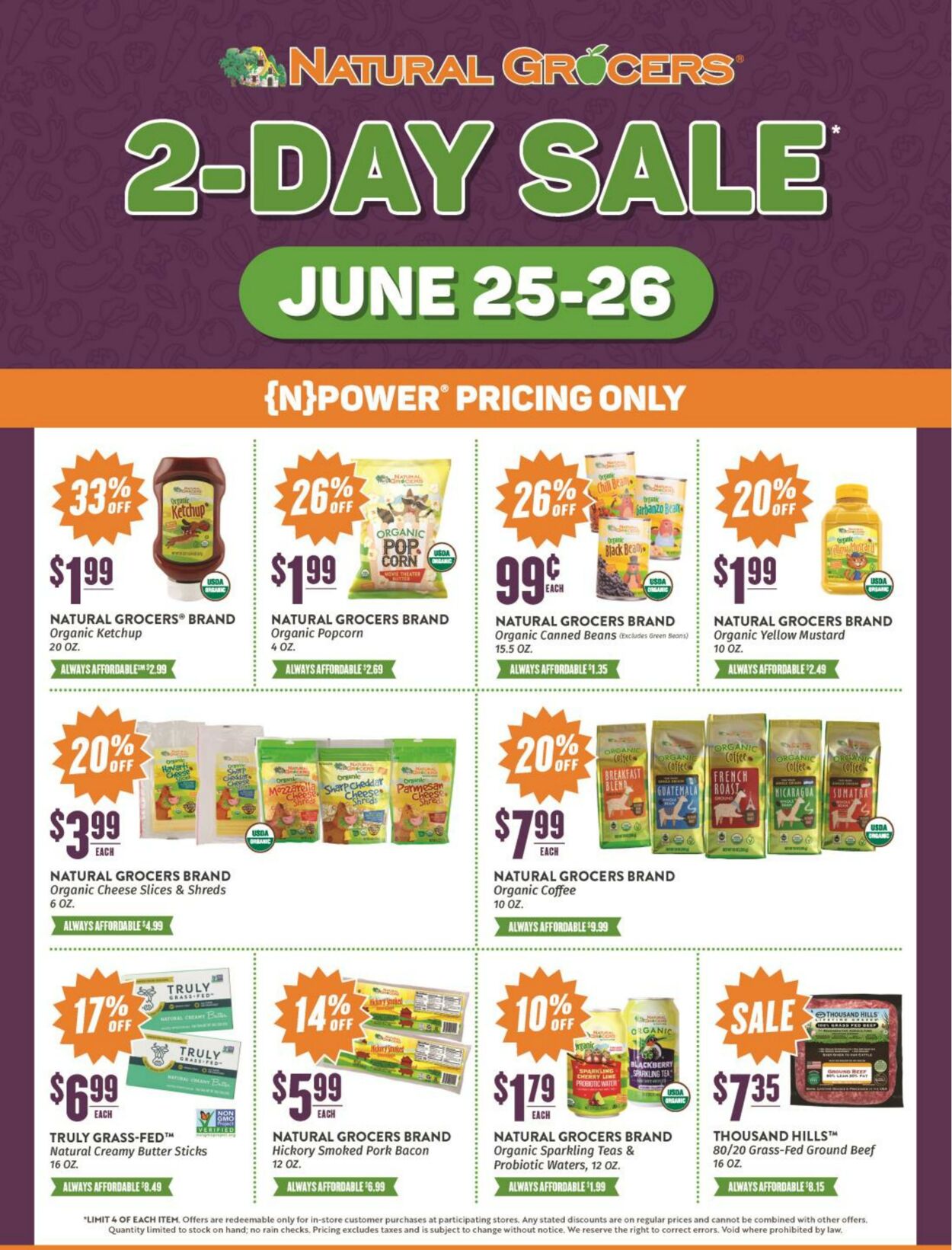 Weekly ad Natural Grocers 06/16/2025 - 07/01/2025