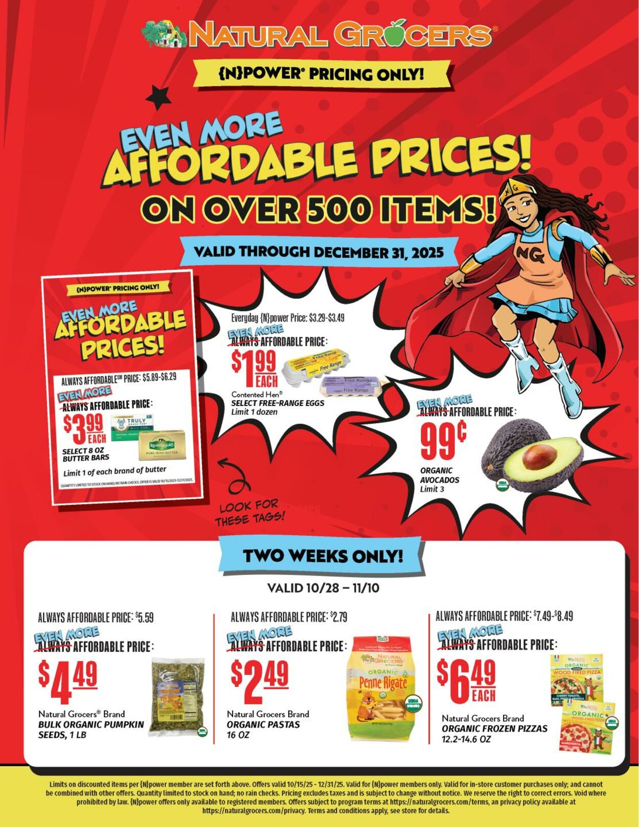 Weekly ad Natural Grocers 11/04/2025 - 12/04/2025