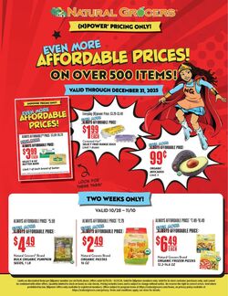 Weekly ad Natural Grocers 11/04/2025 - 12/04/2025