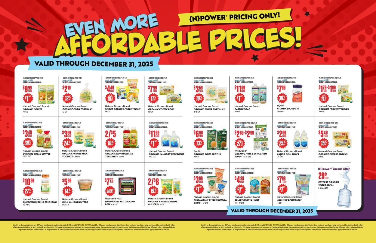 Weekly ad Natural Grocers 11/04/2025 - 11/27/2025