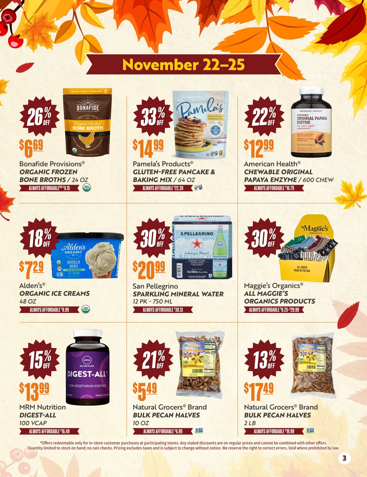 Weekly ad Natural Grocers 10/31/2025 - 11/27/2025