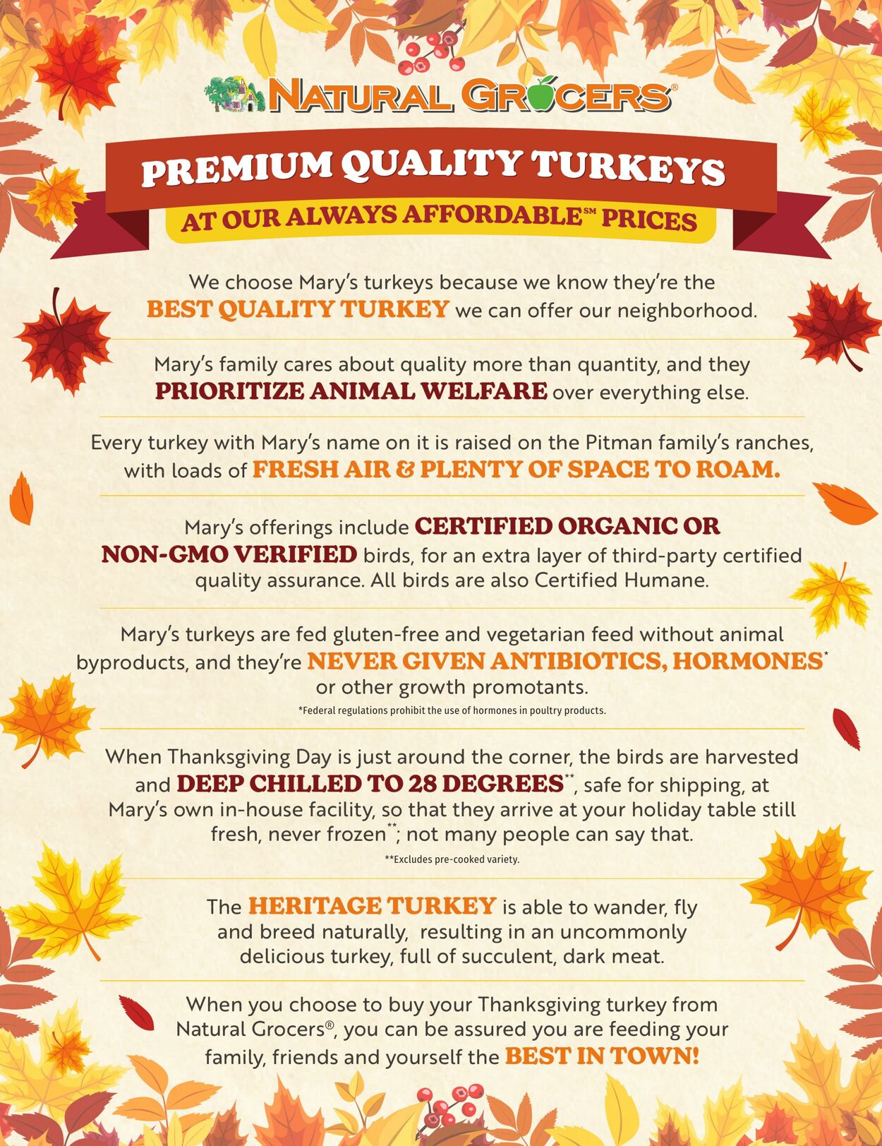 Weekly ad Natural Grocers 10/31/2025 - 11/27/2025