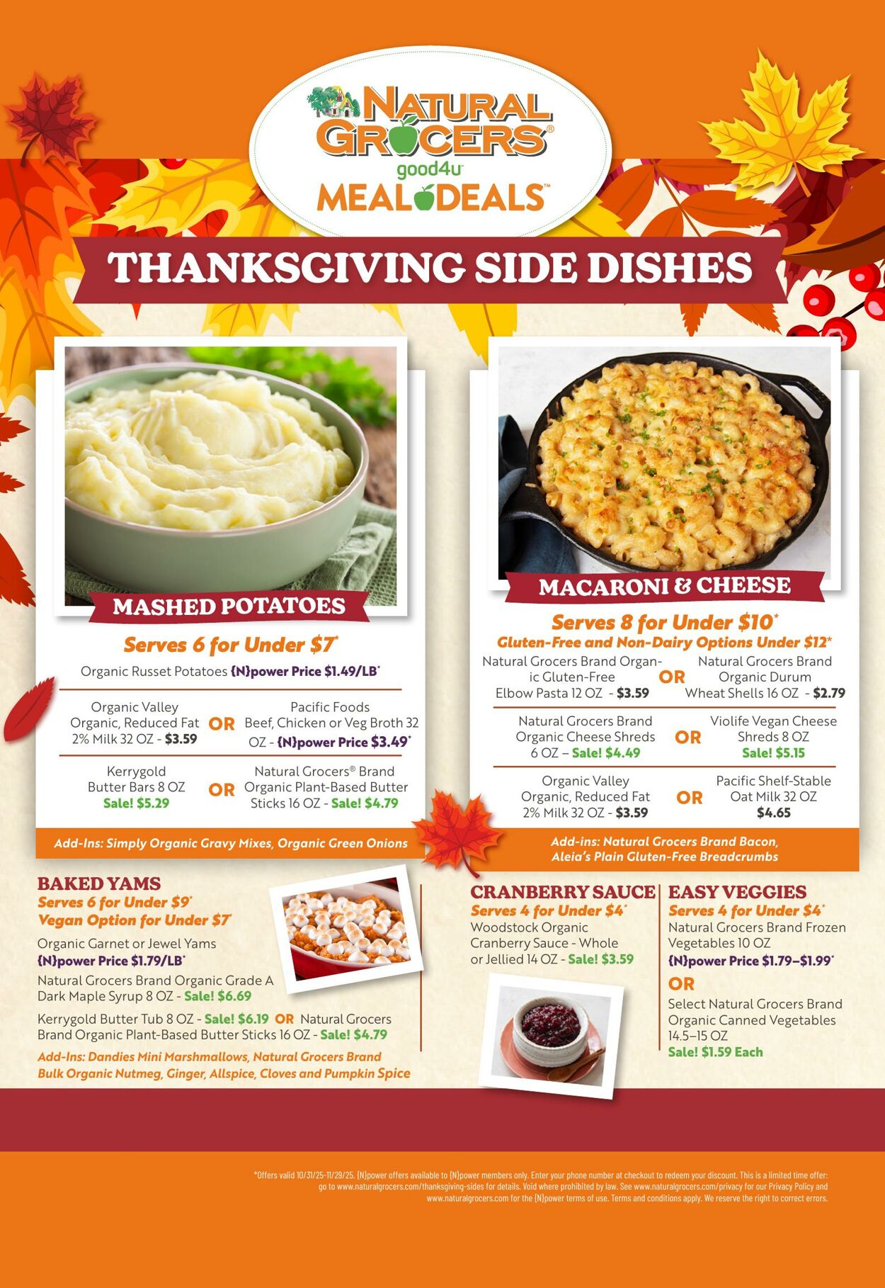 Weekly ad Natural Grocers 10/31/2025 - 11/27/2025