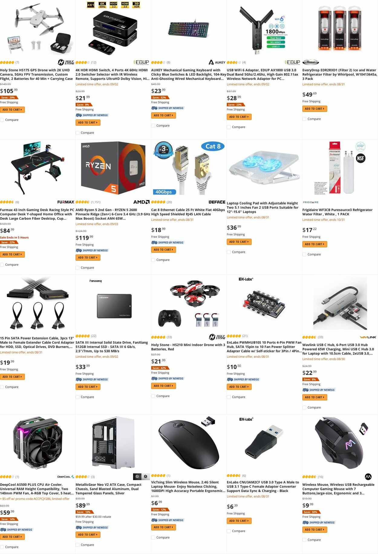 Weekly ad Newegg 08/30/2022 - 09/15/2022