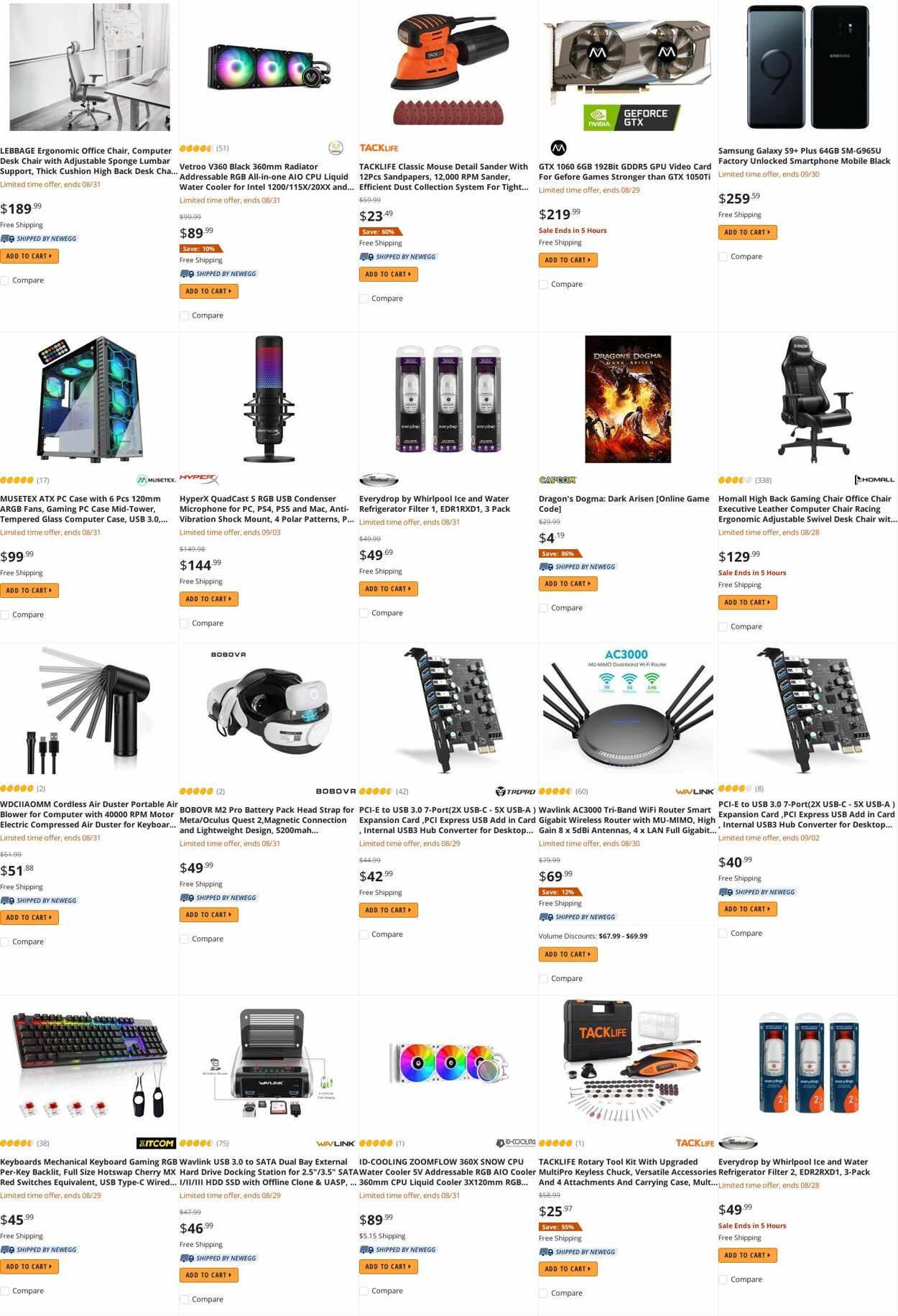 Weekly ad Newegg 08/30/2022 - 09/15/2022