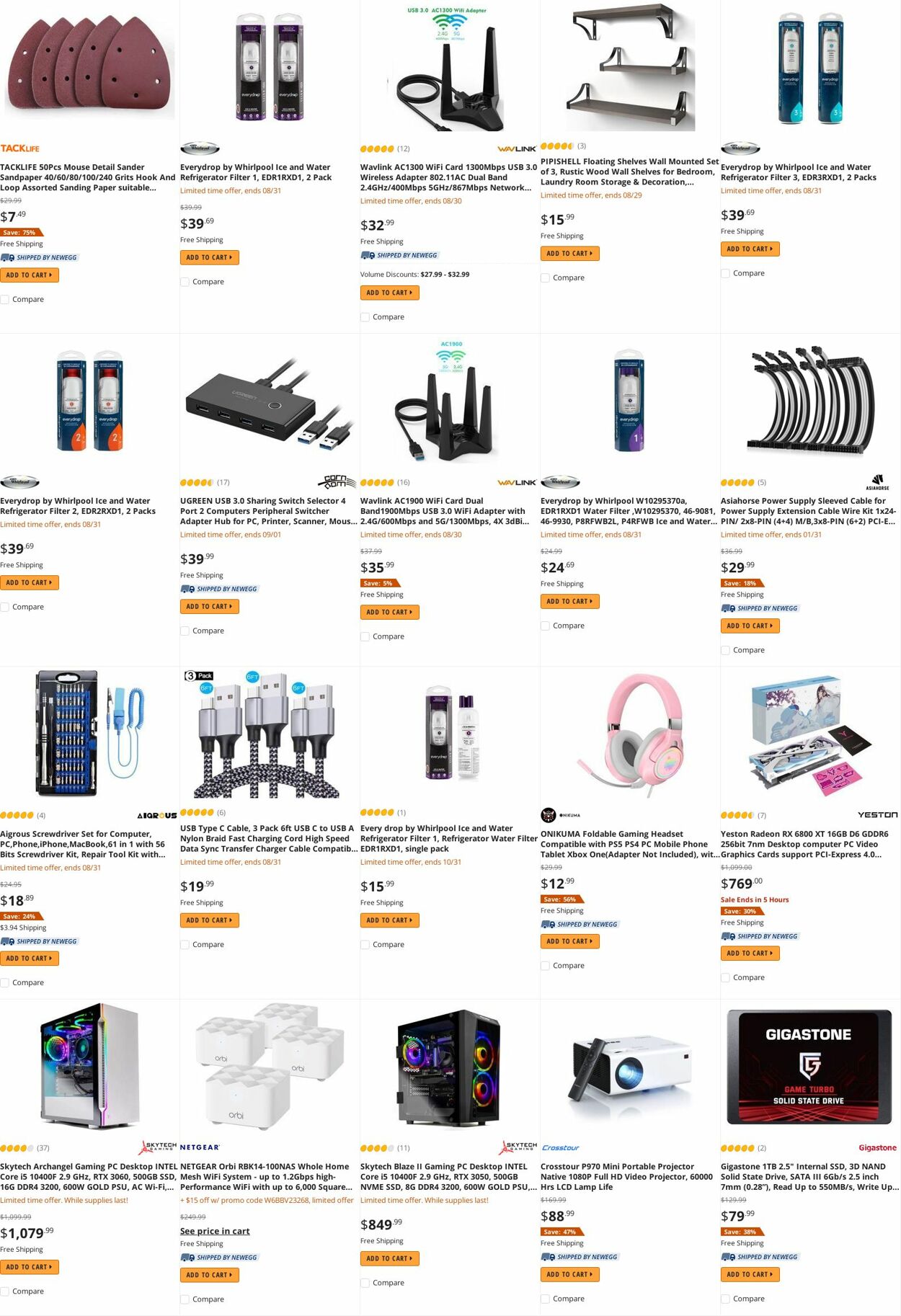 Weekly ad Newegg 08/30/2022 - 09/15/2022