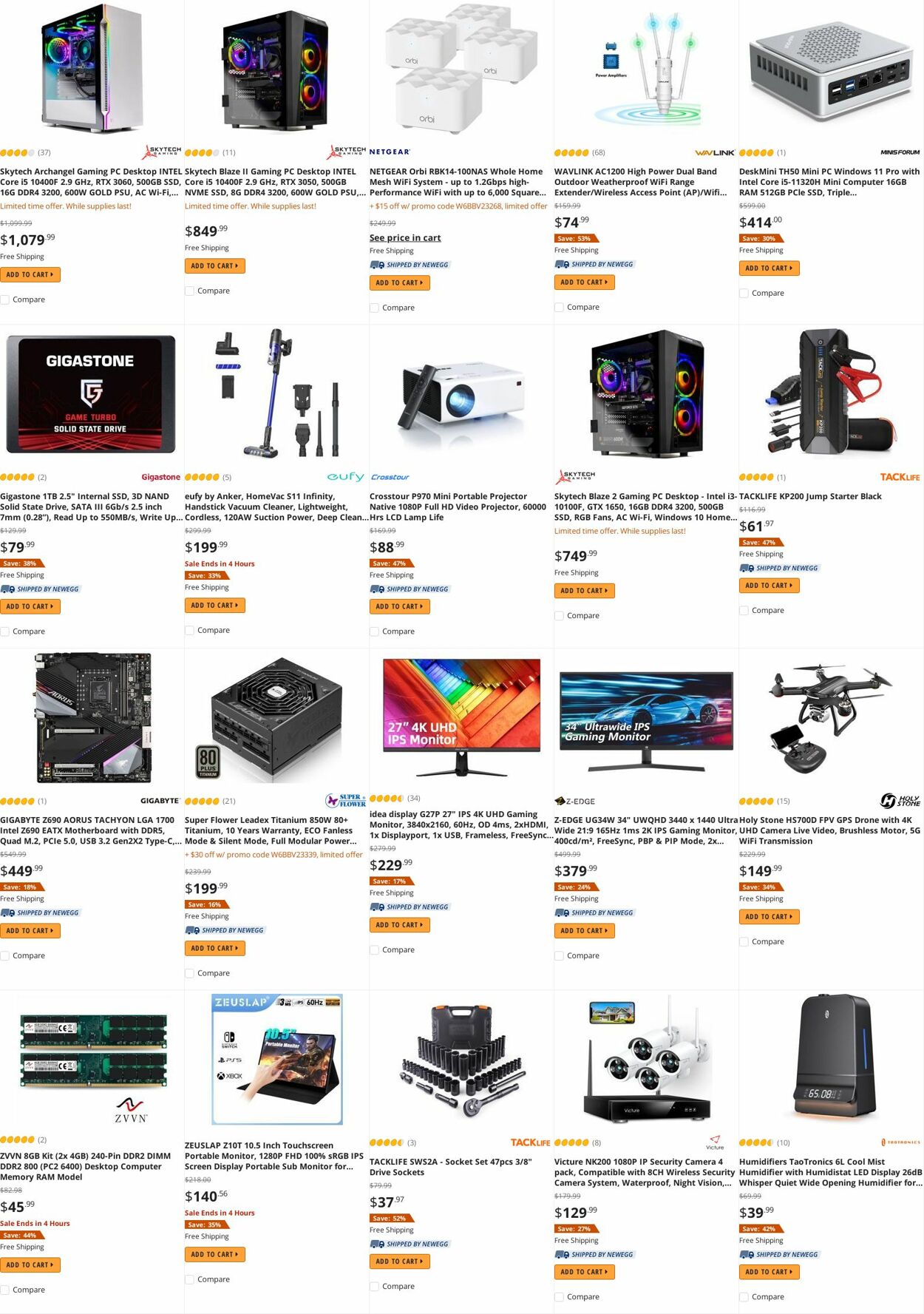 Weekly ad Newegg 08/30/2022 - 09/15/2022