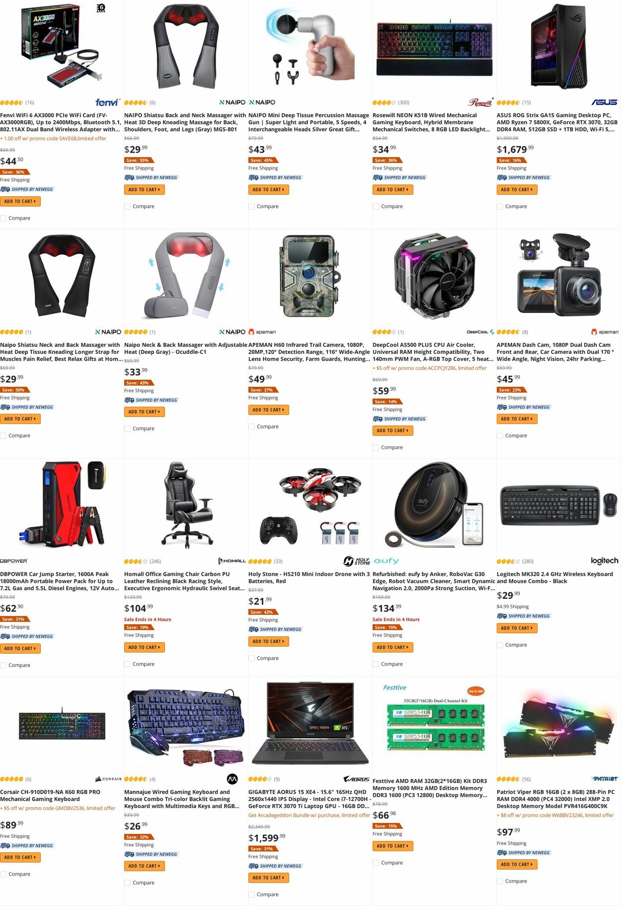 Weekly ad Newegg 08/30/2022 - 09/15/2022