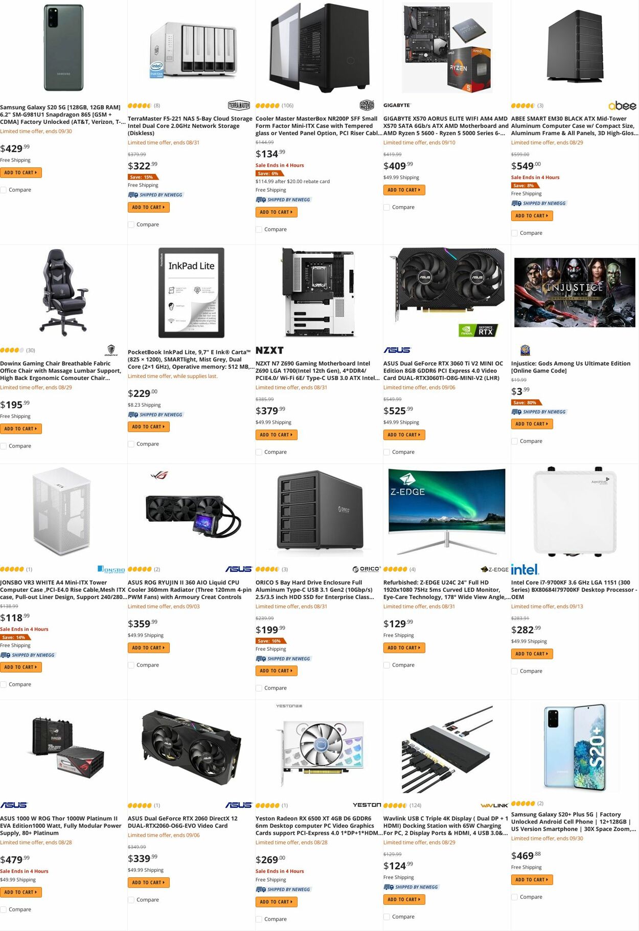 Weekly ad Newegg 08/30/2022 - 09/15/2022