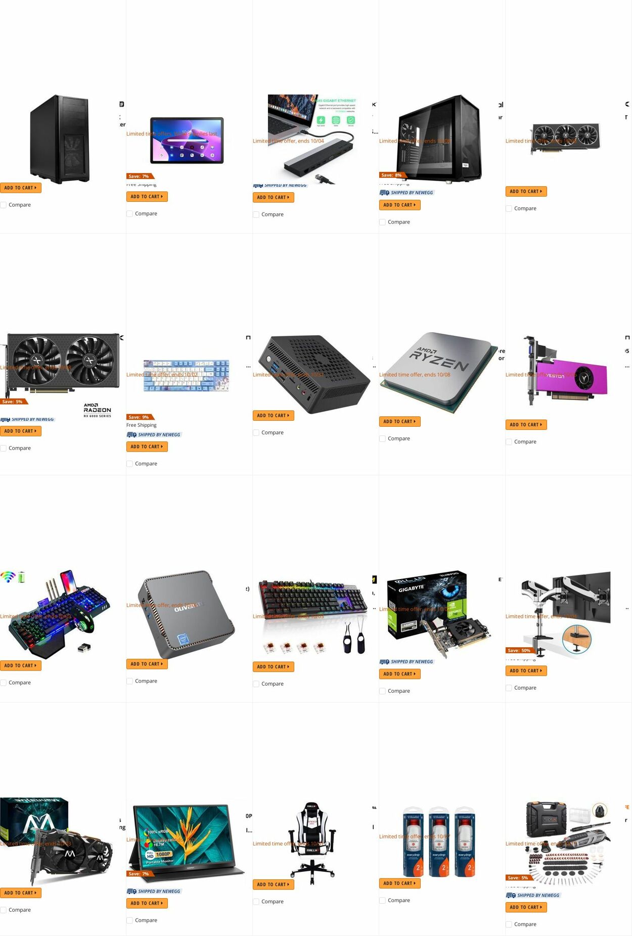 Weekly ad Newegg 10/01/2022 - 10/31/2022