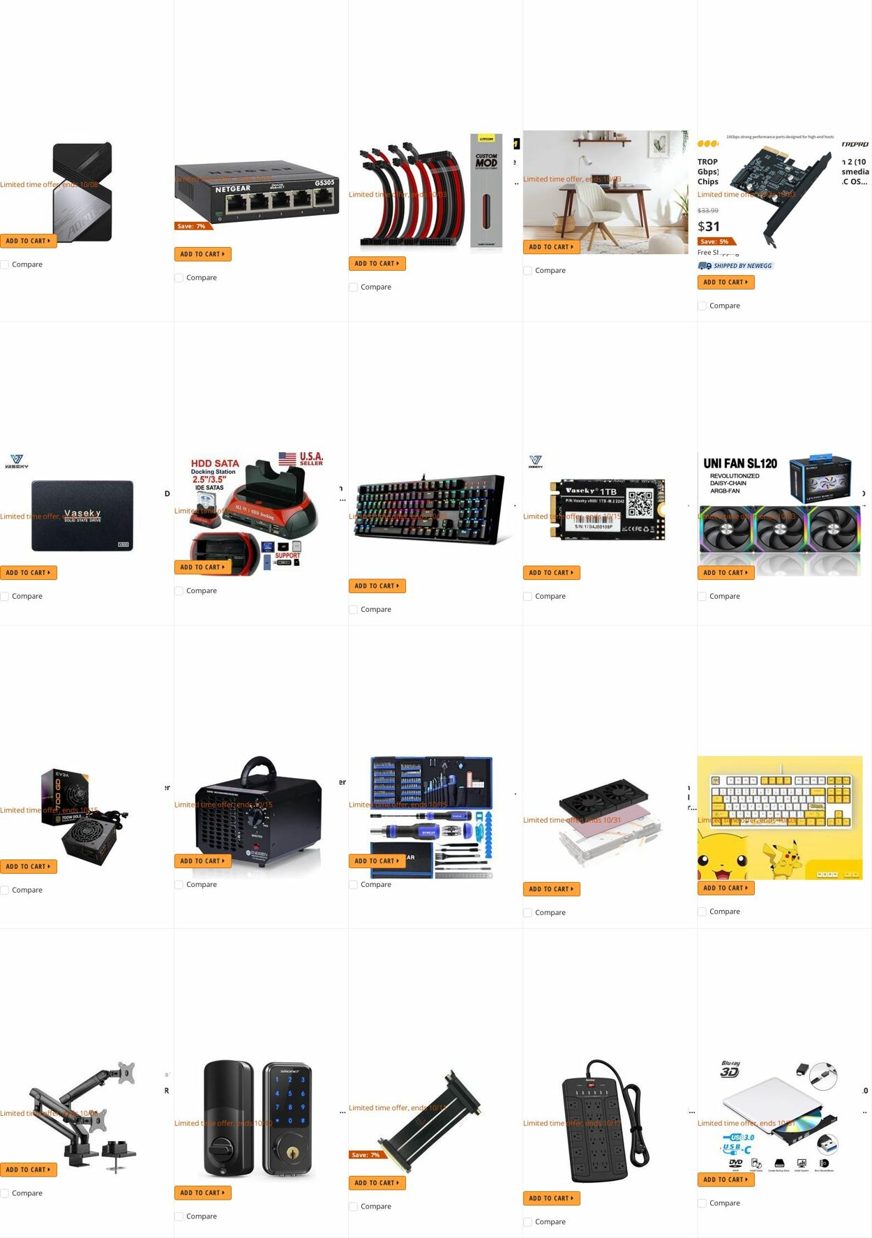 Weekly ad Newegg 10/01/2022 - 10/31/2022