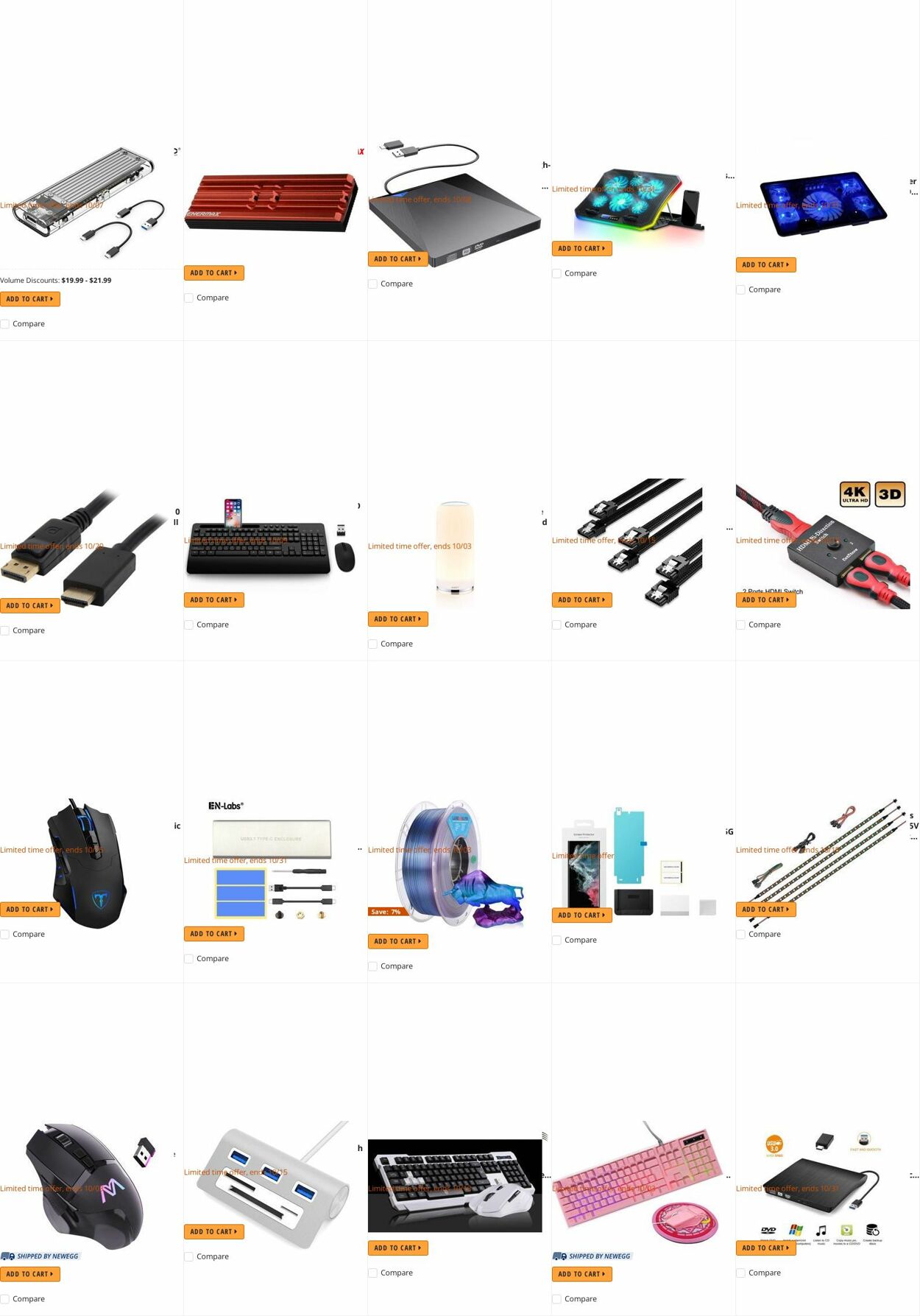 Weekly ad Newegg 10/01/2022 - 10/31/2022