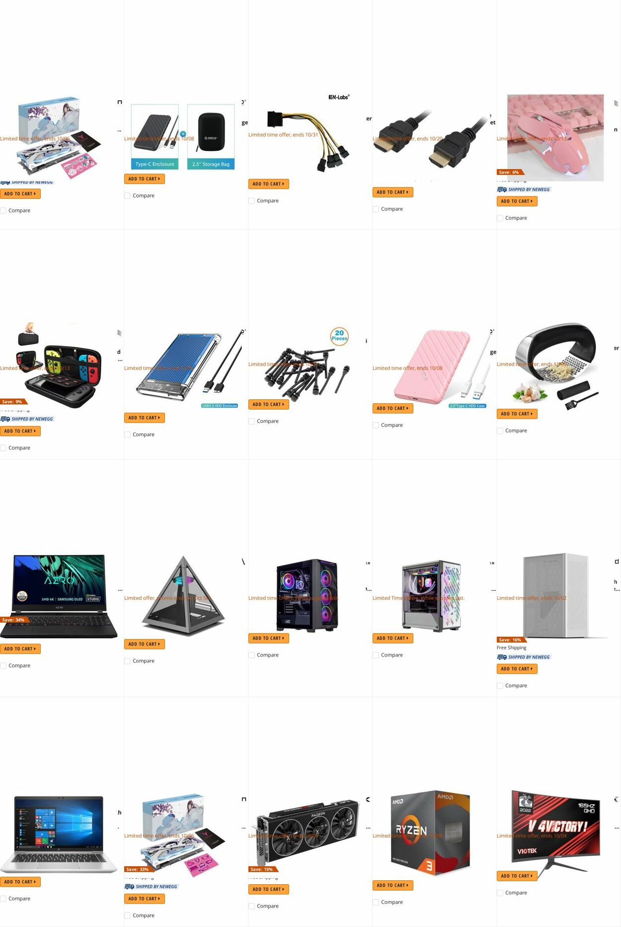 Weekly ad Newegg 10/01/2022 - 10/31/2022