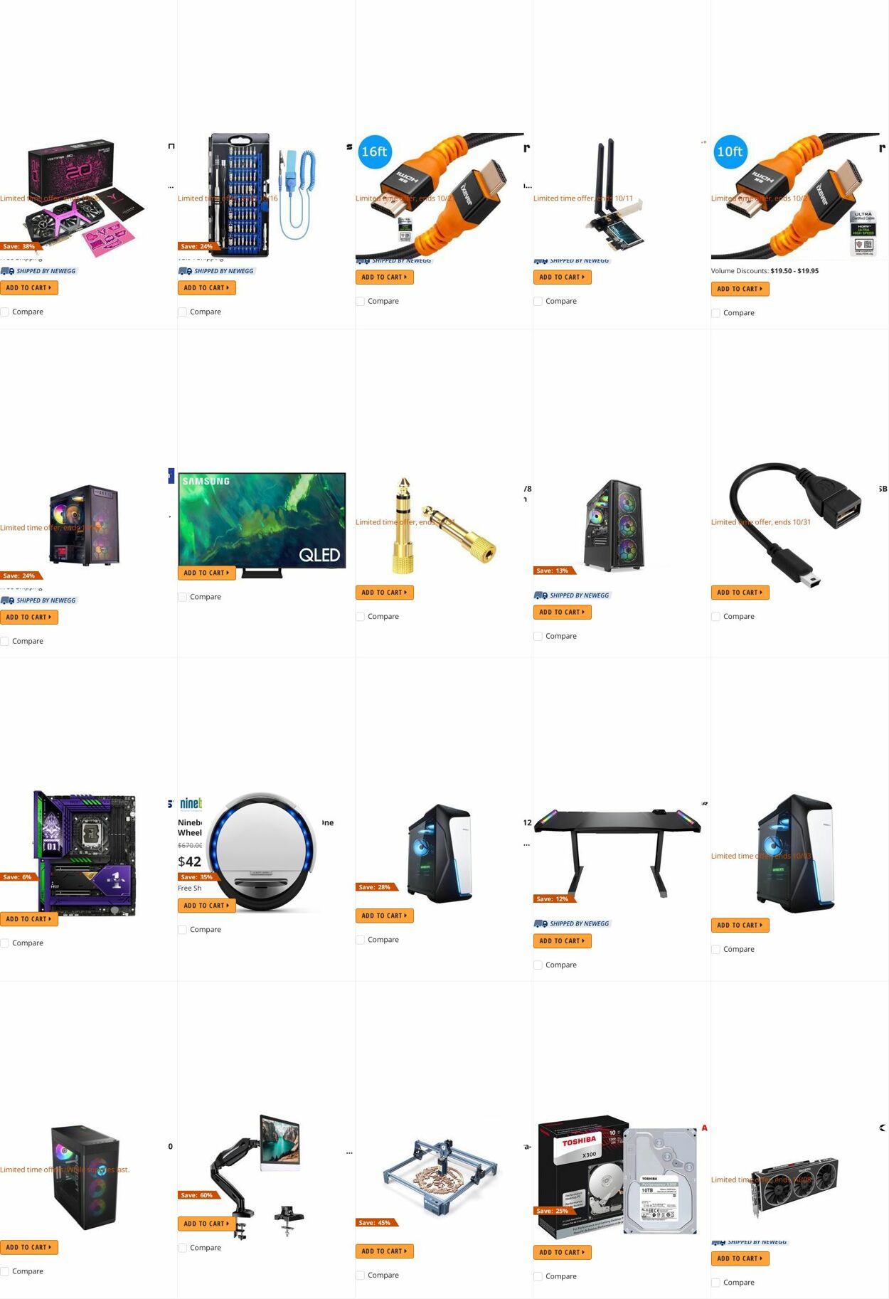 Weekly ad Newegg 10/01/2022 - 10/31/2022