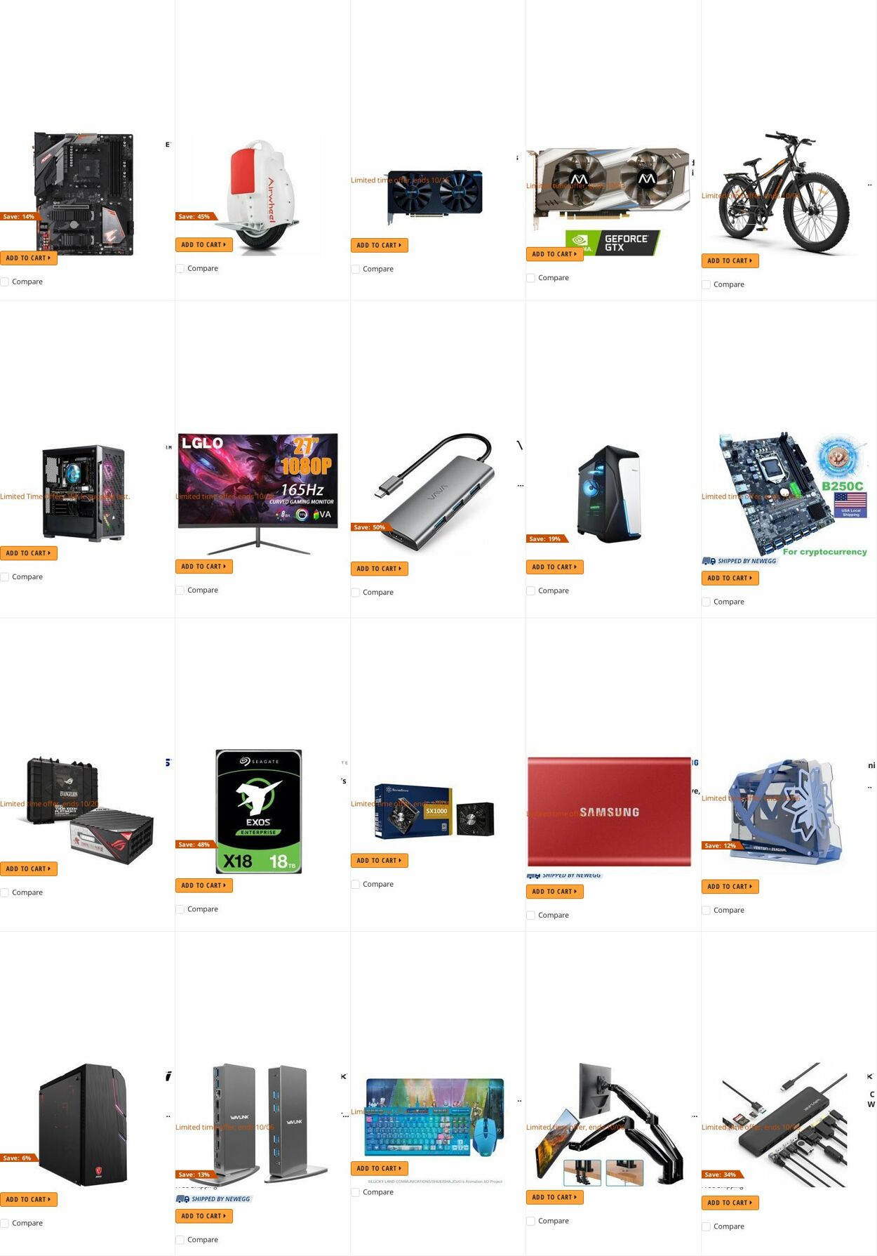 Weekly ad Newegg 10/01/2022 - 10/31/2022