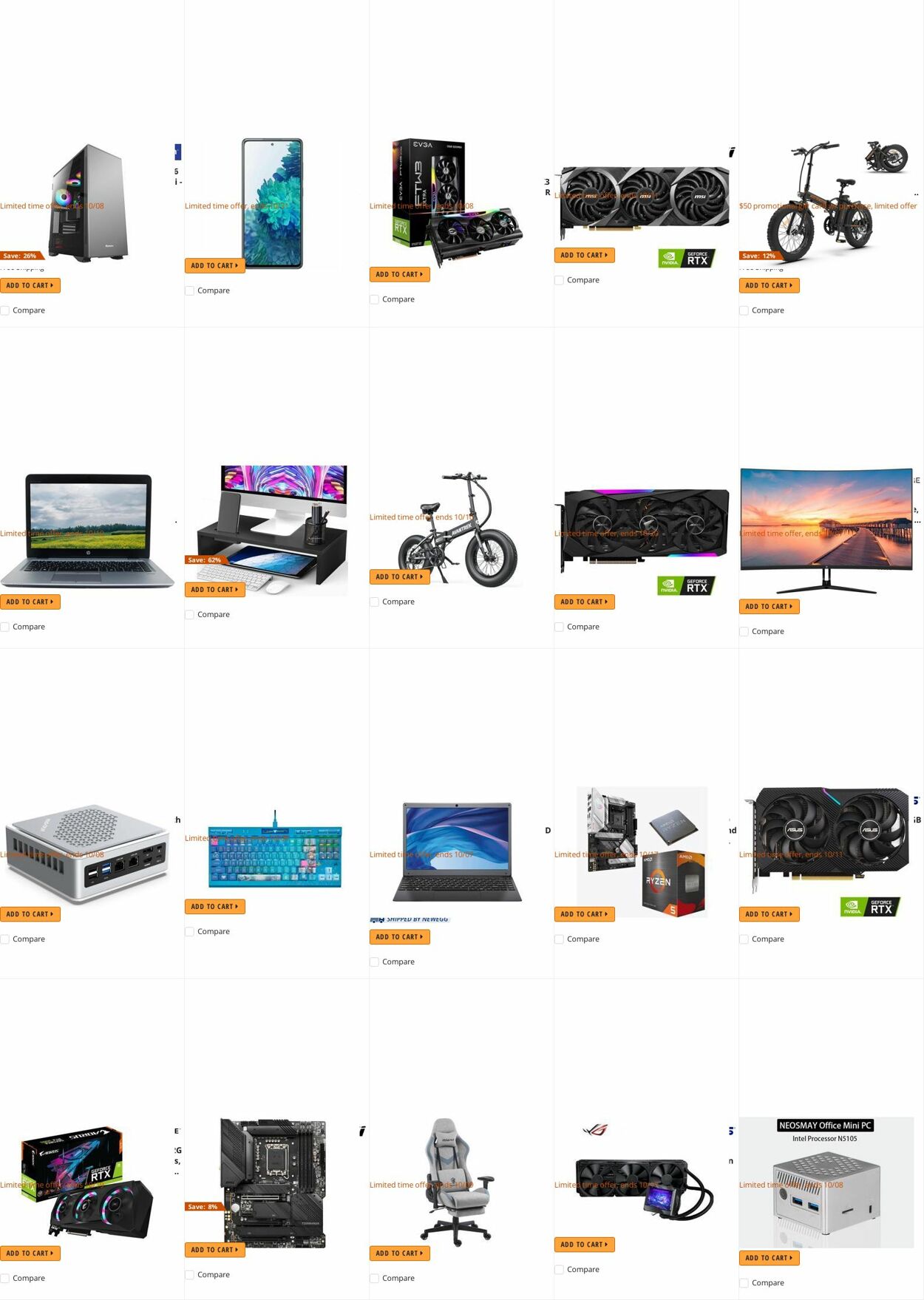 Weekly ad Newegg 10/01/2022 - 10/31/2022