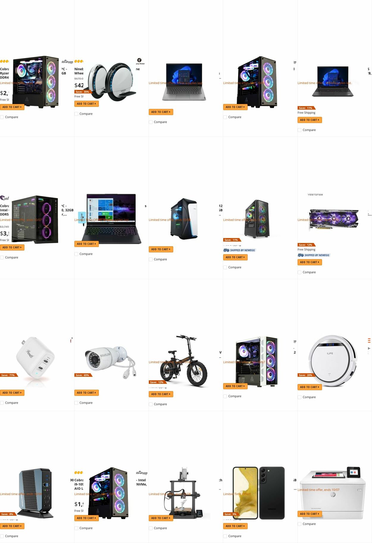 Weekly ad Newegg 10/01/2022 - 10/31/2022