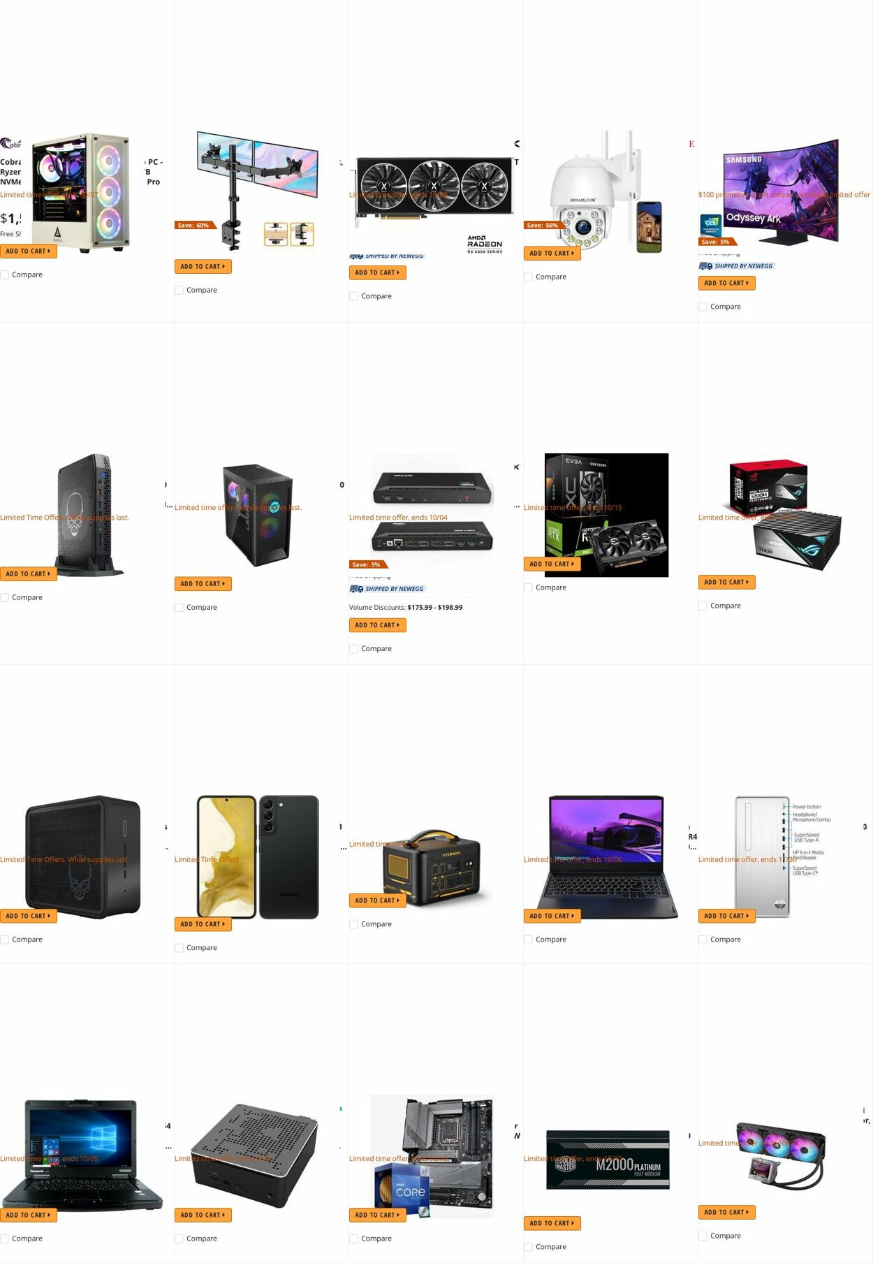 Weekly ad Newegg 10/01/2022 - 10/31/2022