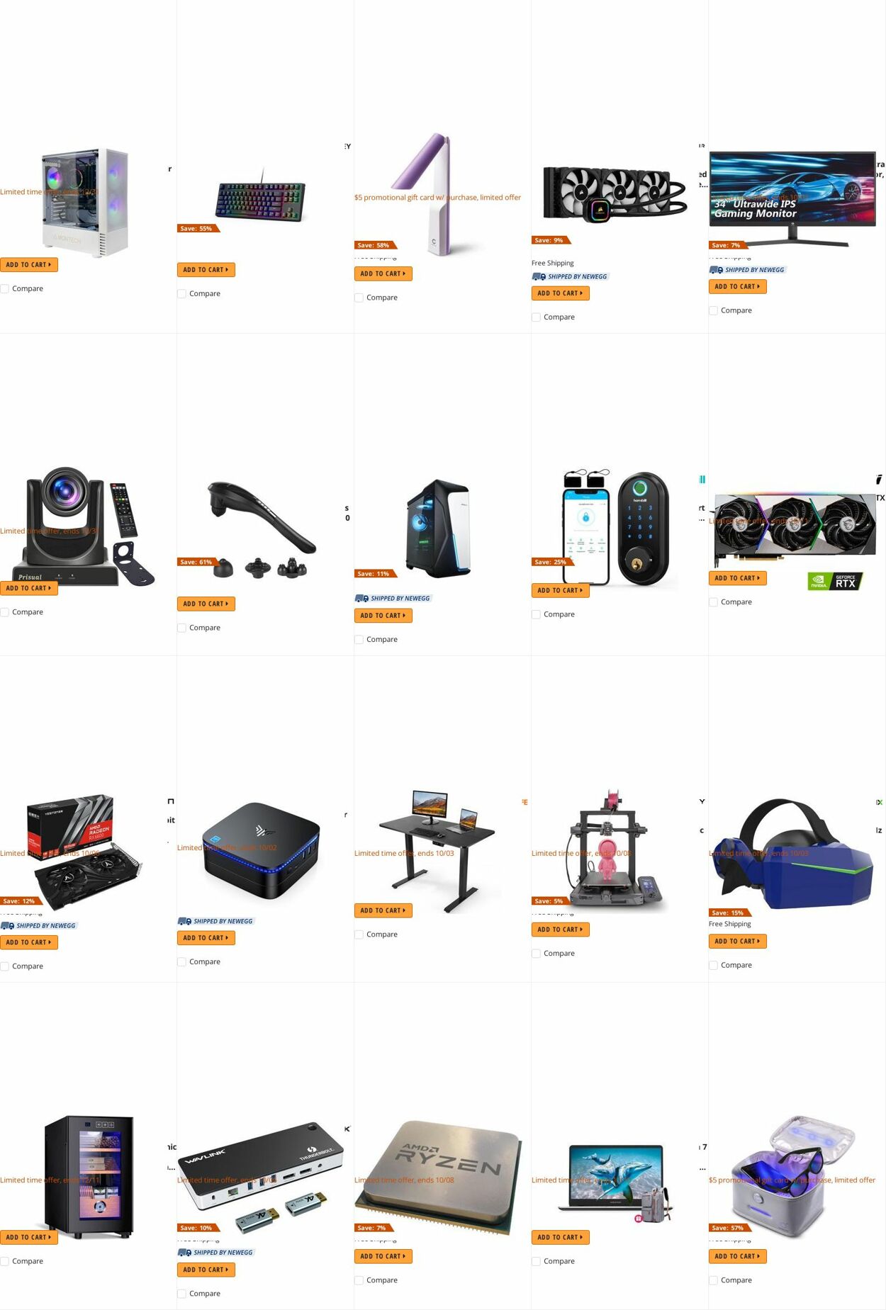 Weekly ad Newegg 10/01/2022 - 10/31/2022