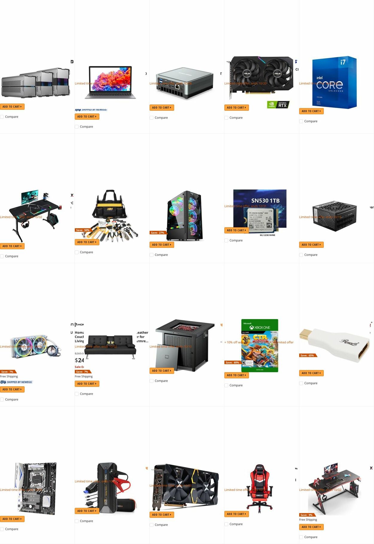 Weekly ad Newegg 10/01/2022 - 10/31/2022