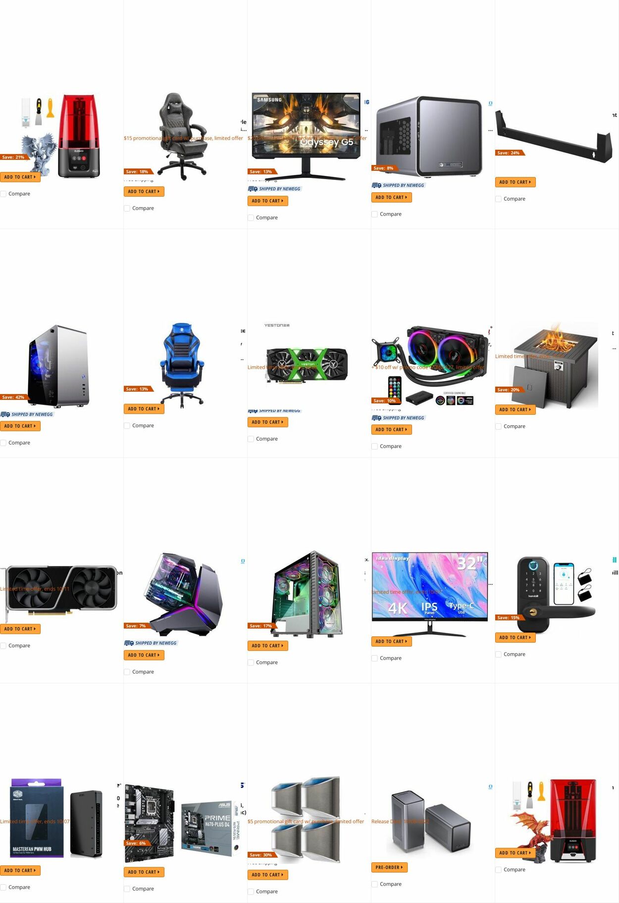 Weekly ad Newegg 10/01/2022 - 10/31/2022