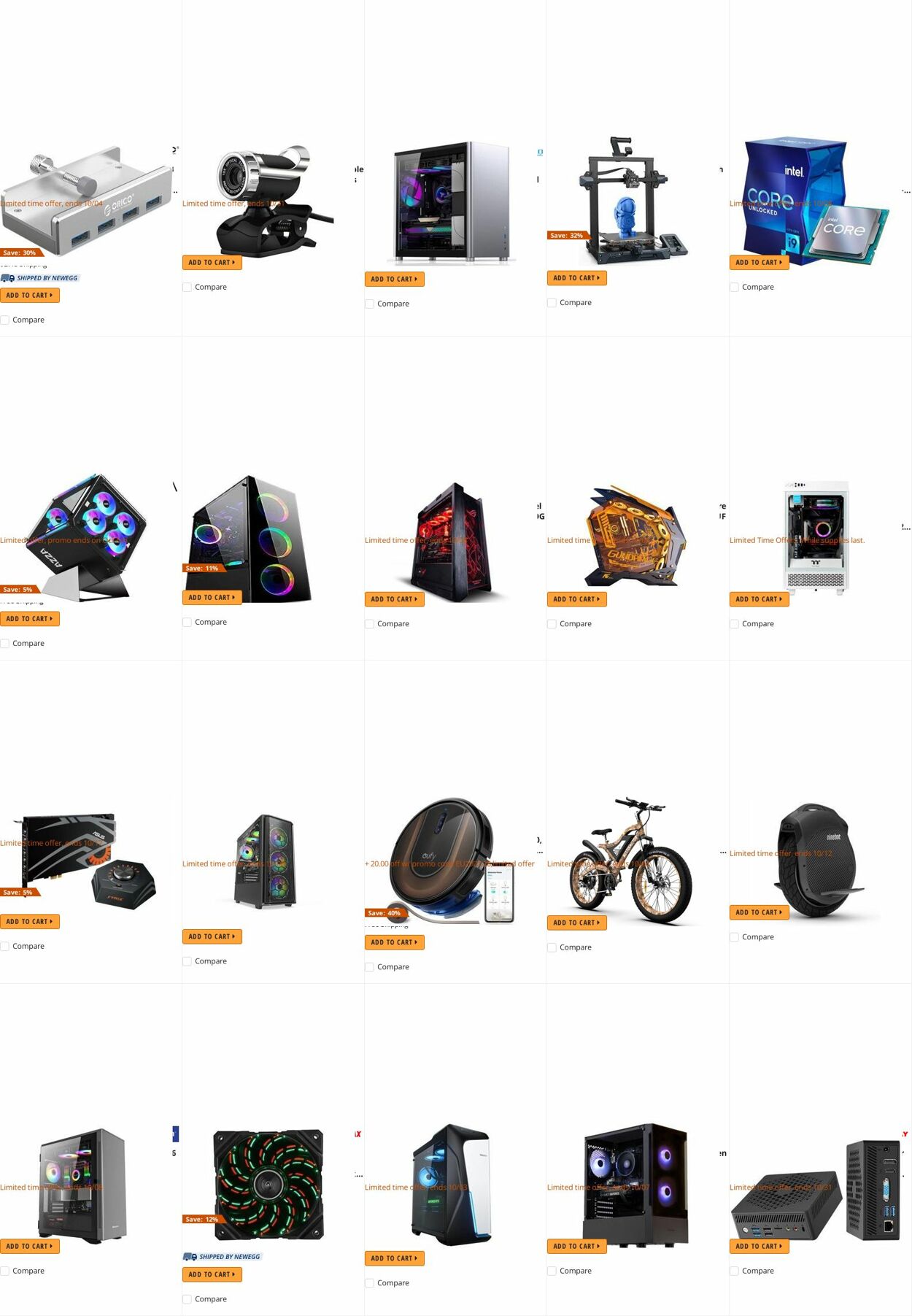 Weekly ad Newegg 10/01/2022 - 10/31/2022