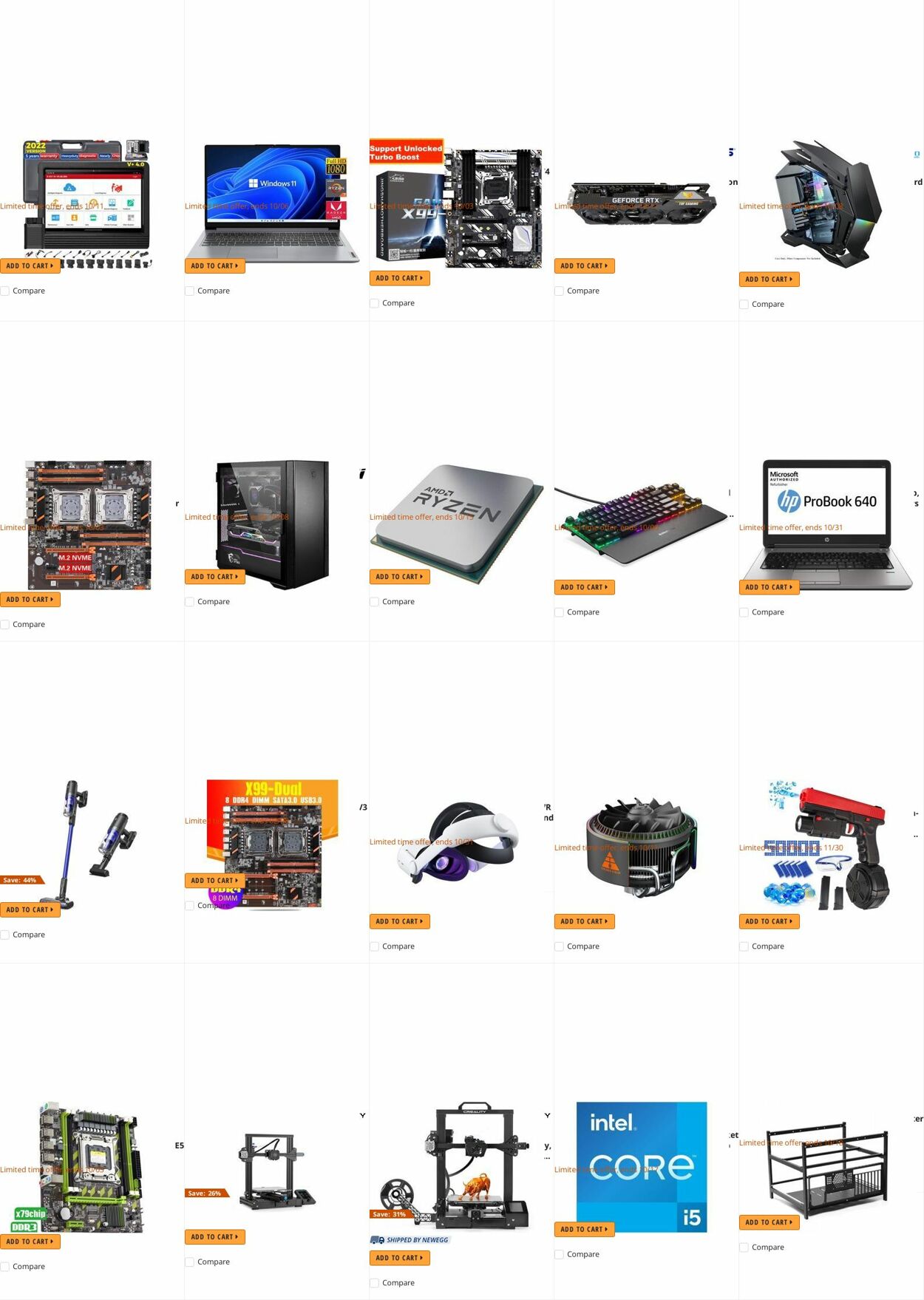 Weekly ad Newegg 10/01/2022 - 10/31/2022