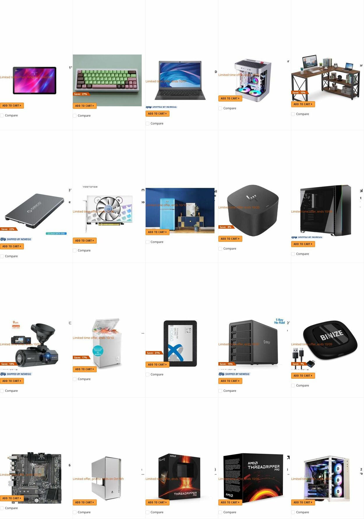 Weekly ad Newegg 10/01/2022 - 10/31/2022