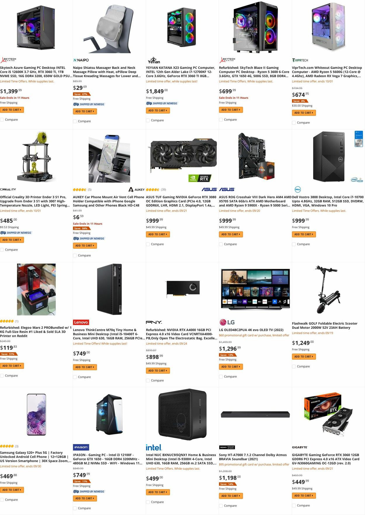 Weekly ad Newegg 09/12/2022 - 09/21/2022