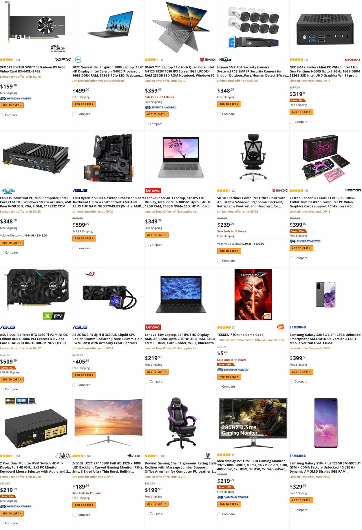 Weekly ad Newegg 09/12/2022 - 09/21/2022