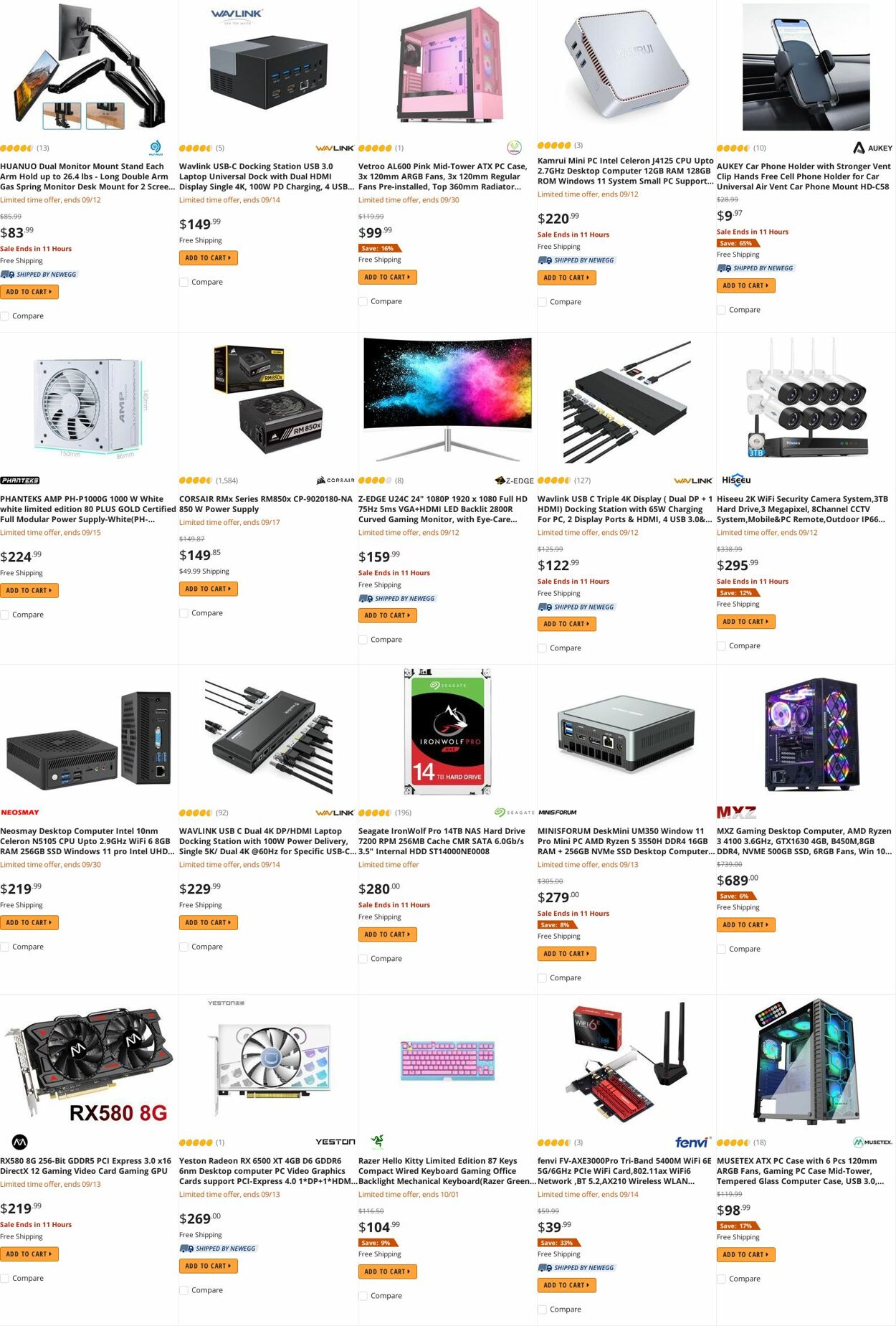 Weekly ad Newegg 09/12/2022 - 09/21/2022