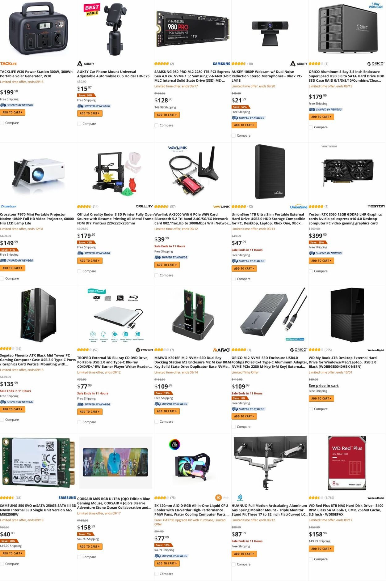 Weekly ad Newegg 09/12/2022 - 09/21/2022