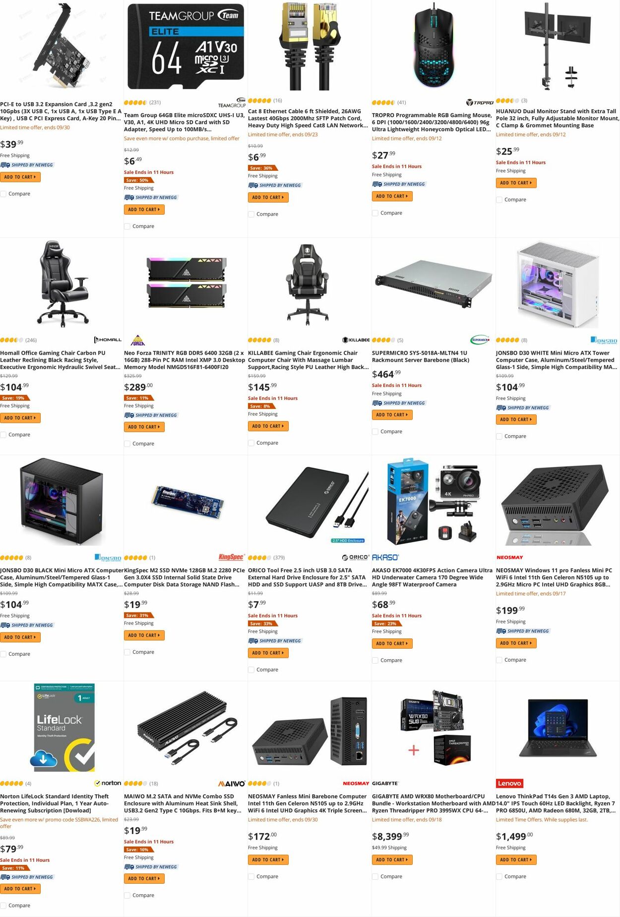 Weekly ad Newegg 09/12/2022 - 09/21/2022