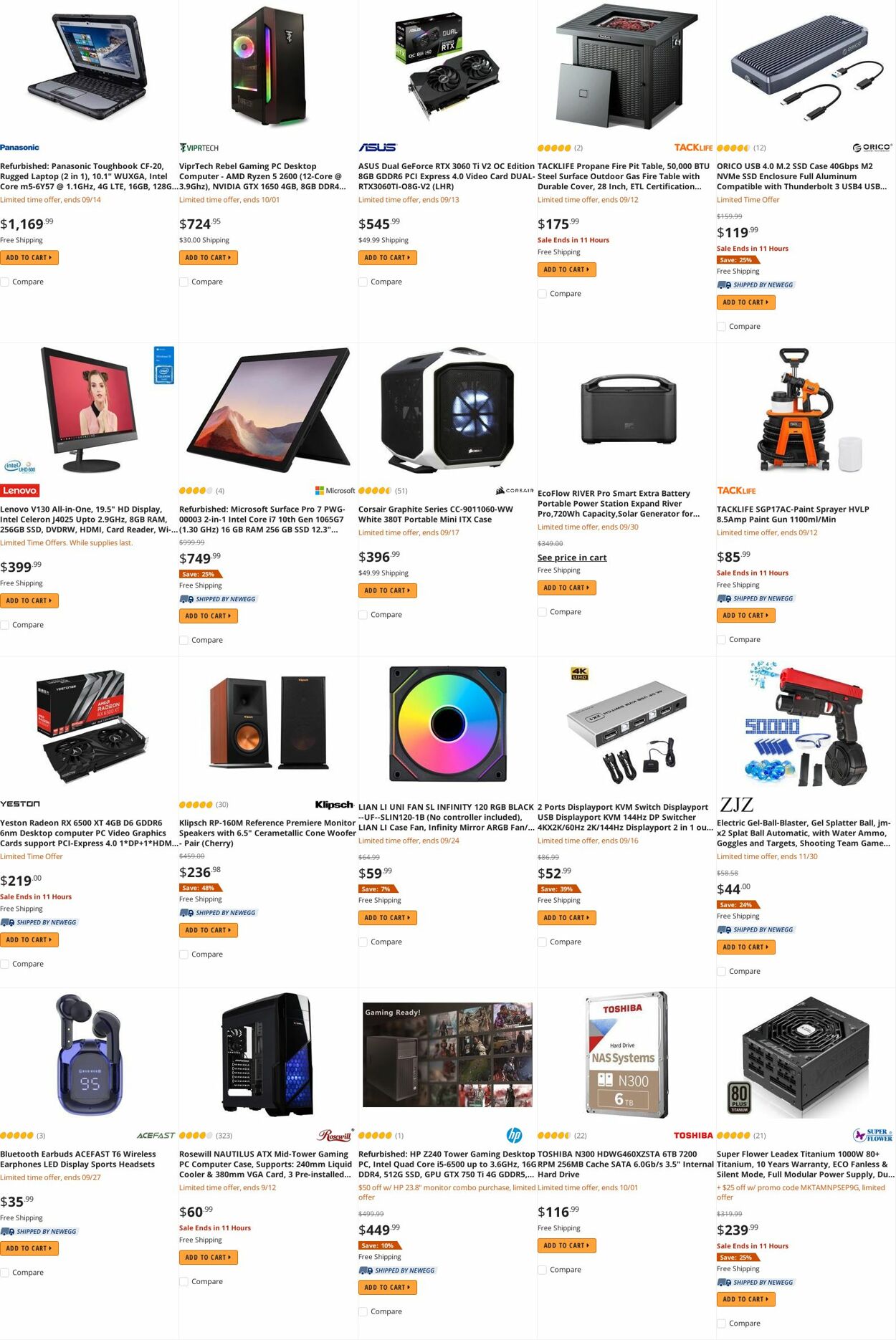 Weekly ad Newegg 09/12/2022 - 09/21/2022