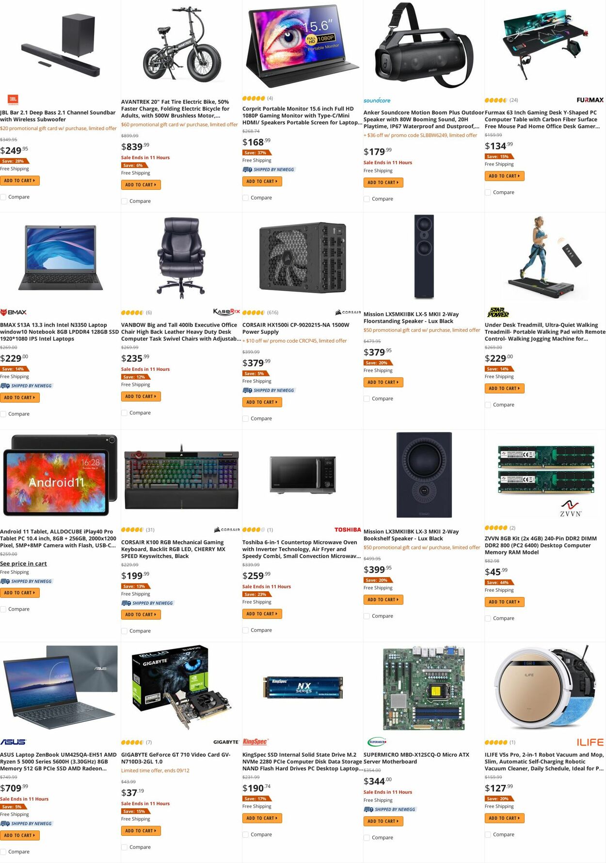 Weekly ad Newegg 09/12/2022 - 09/21/2022