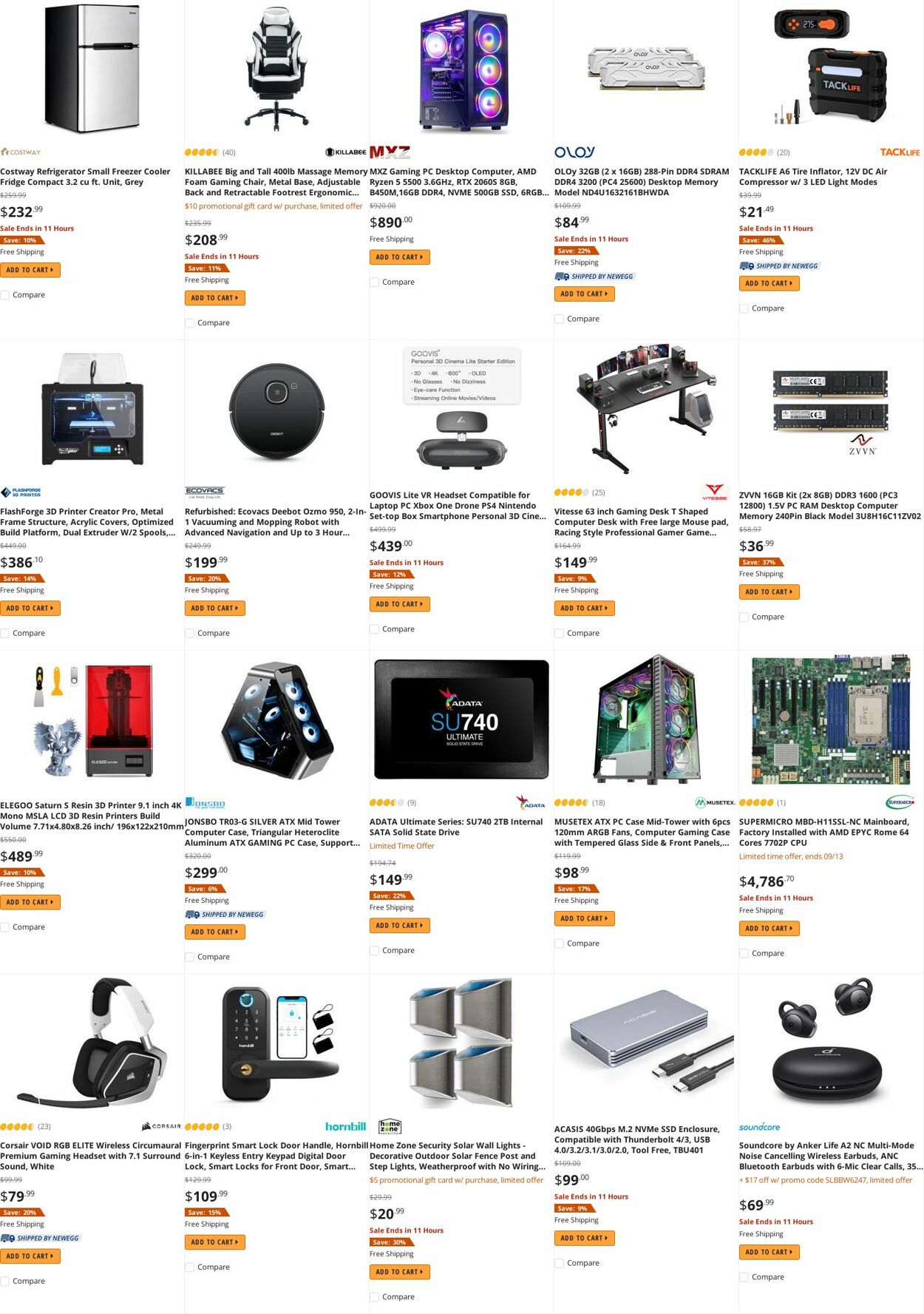 Weekly ad Newegg 09/12/2022 - 09/21/2022