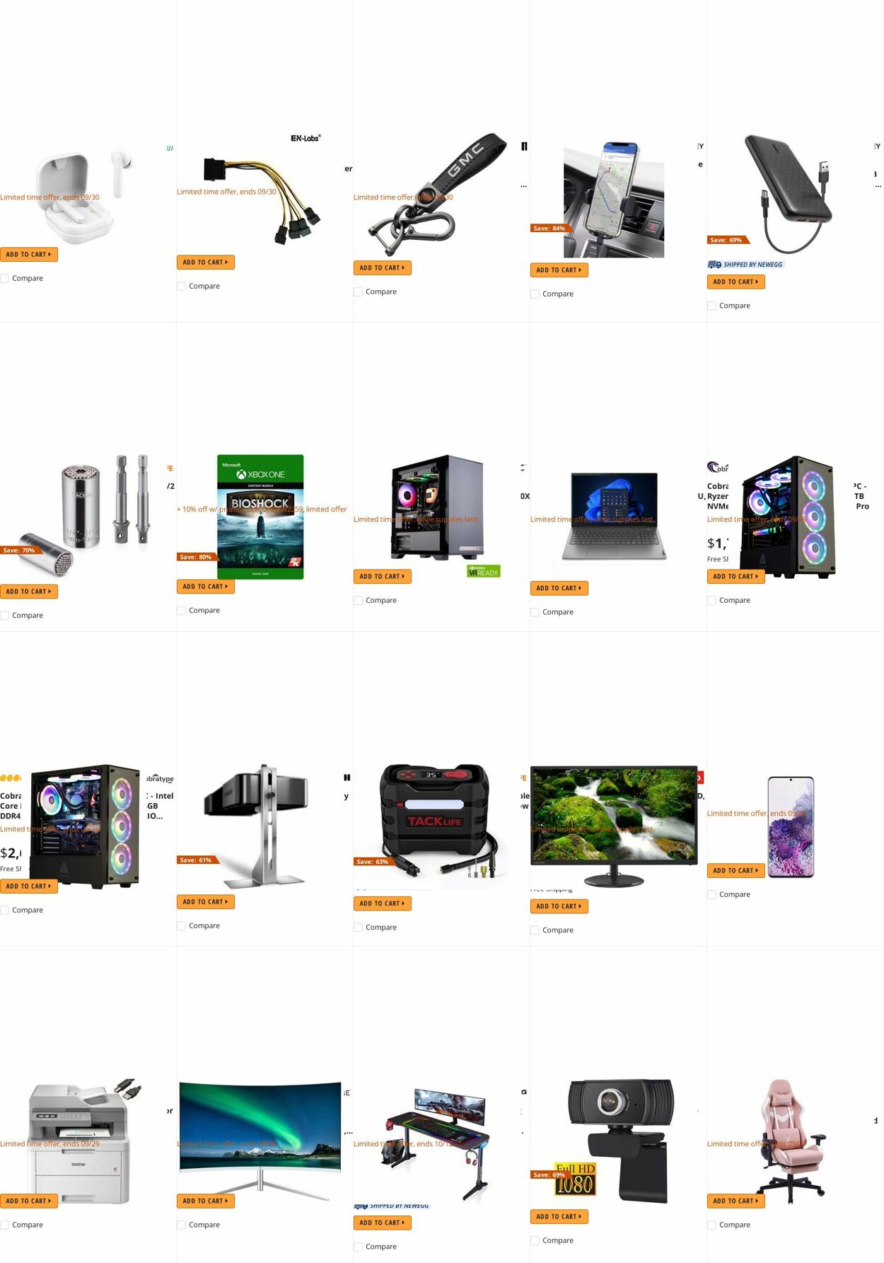 Weekly ad Newegg 09/26/2022 - 10/05/2022