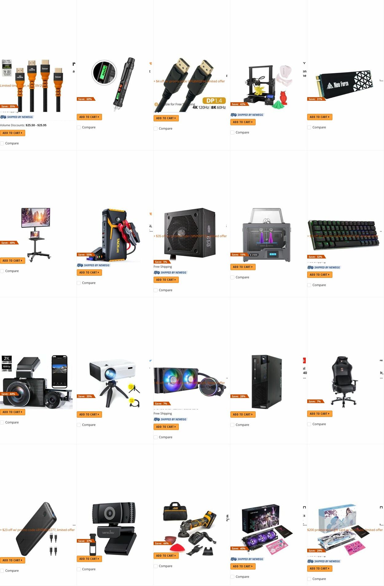 Weekly ad Newegg 09/26/2022 - 10/05/2022