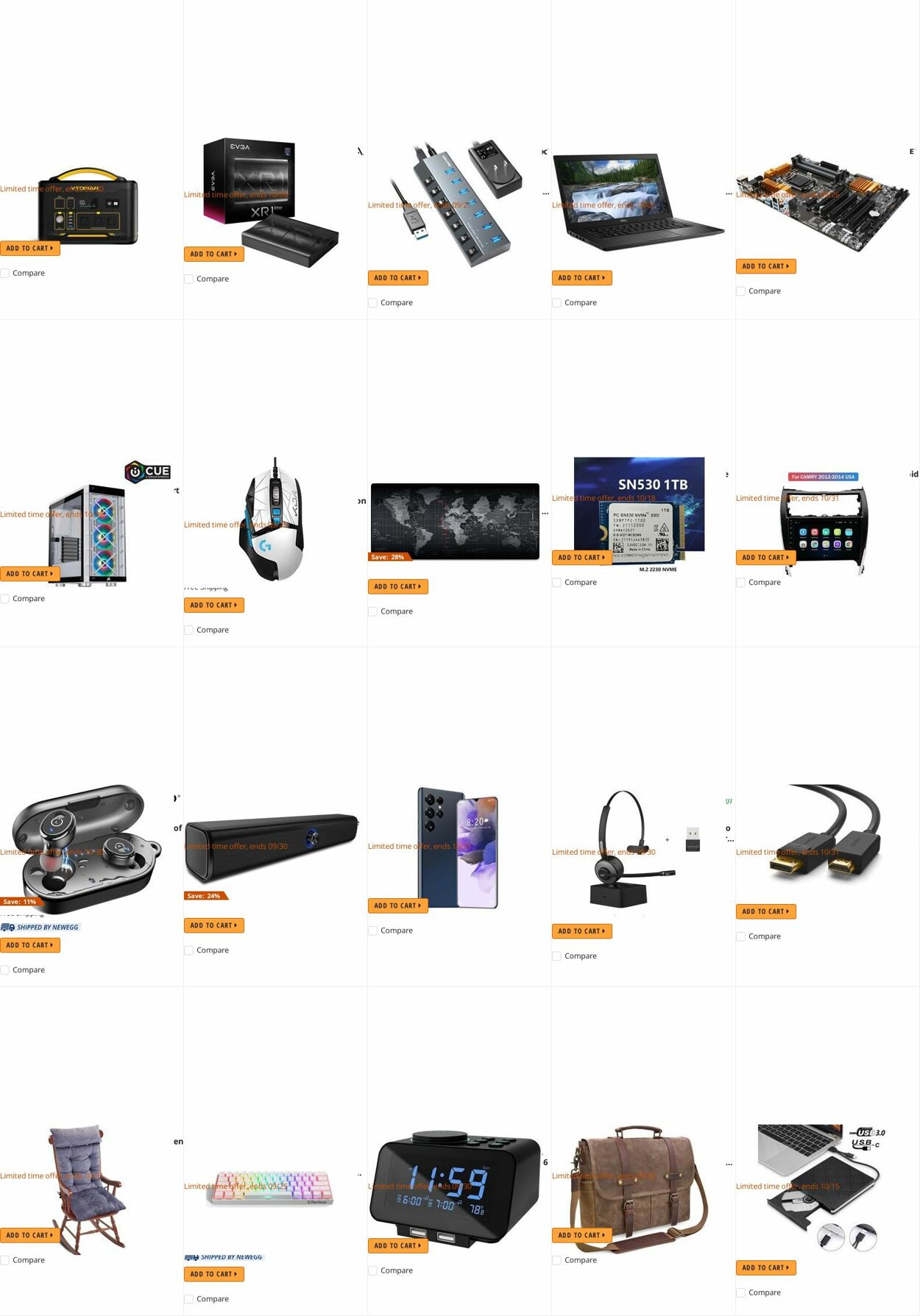 Weekly ad Newegg 09/26/2022 - 10/05/2022