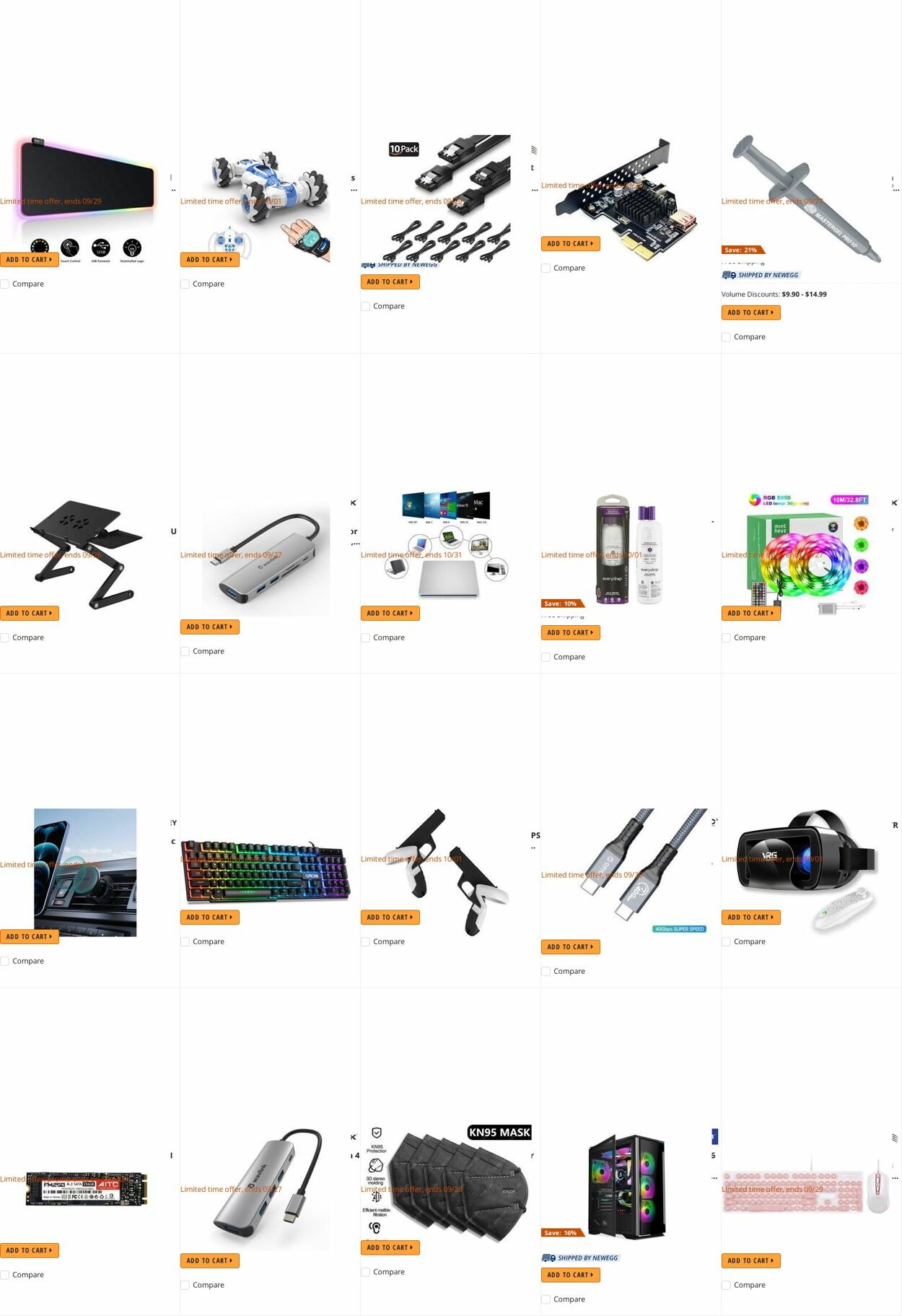 Weekly ad Newegg 09/26/2022 - 10/05/2022