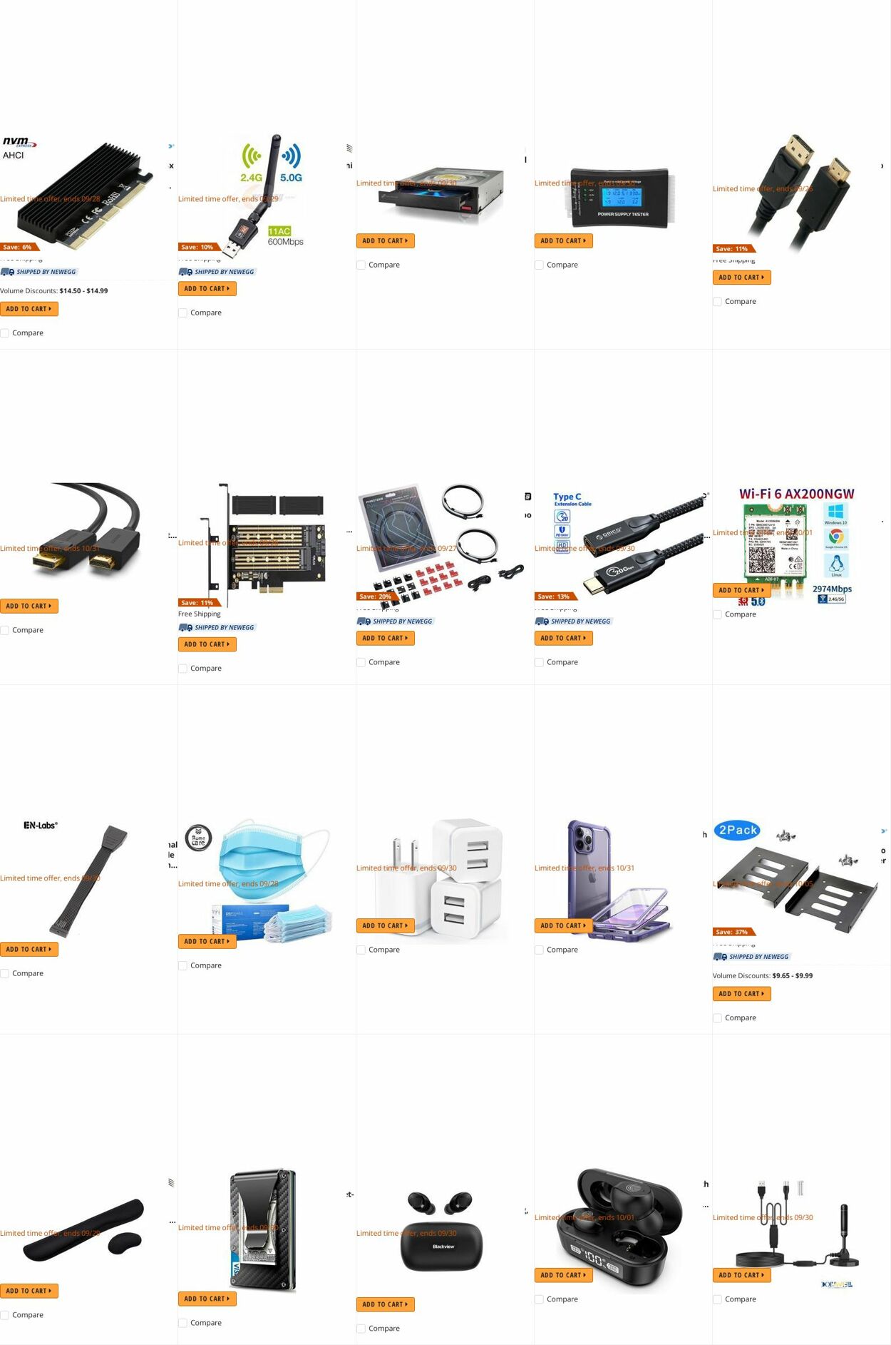 Weekly ad Newegg 09/26/2022 - 10/05/2022