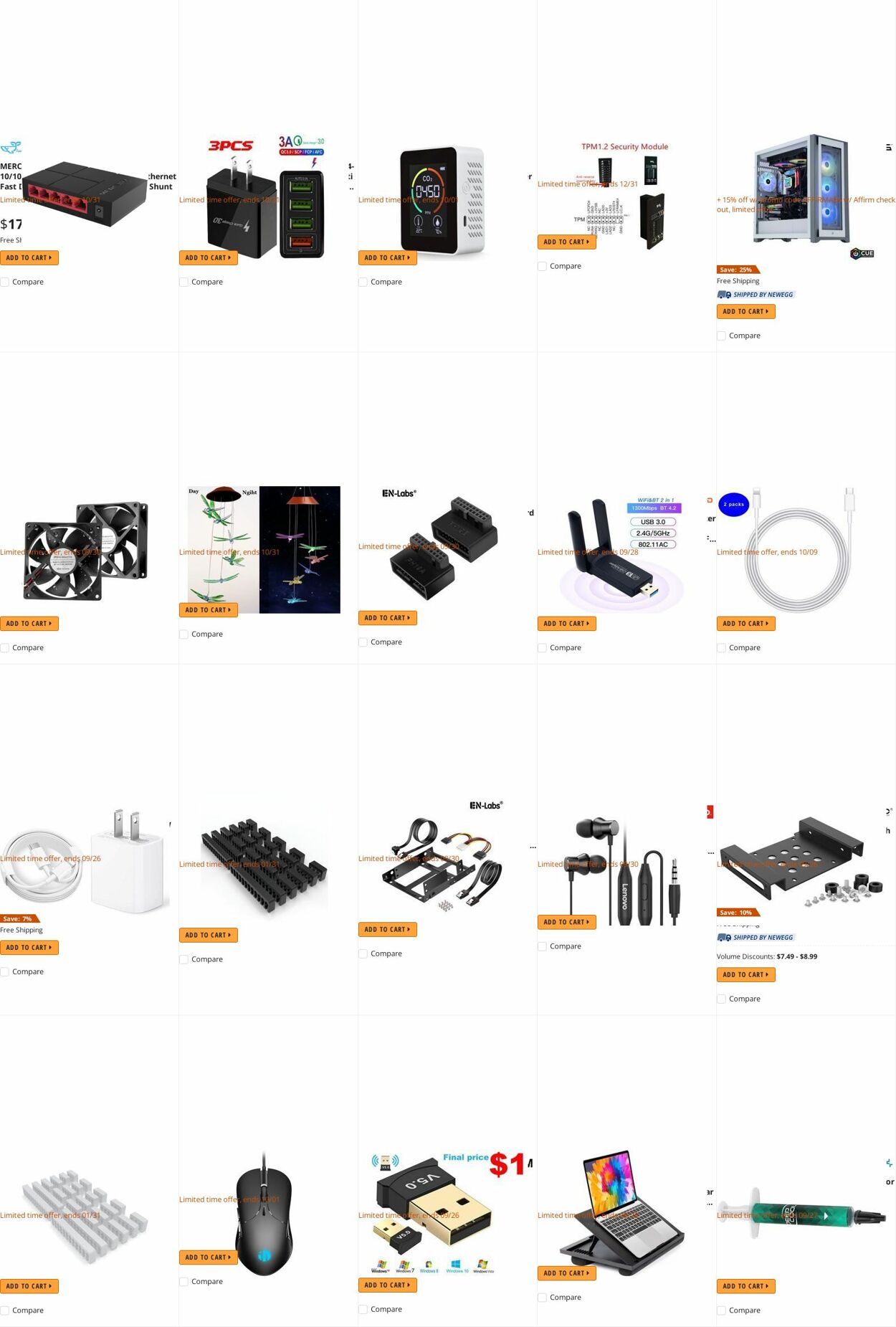 Weekly ad Newegg 09/26/2022 - 10/05/2022